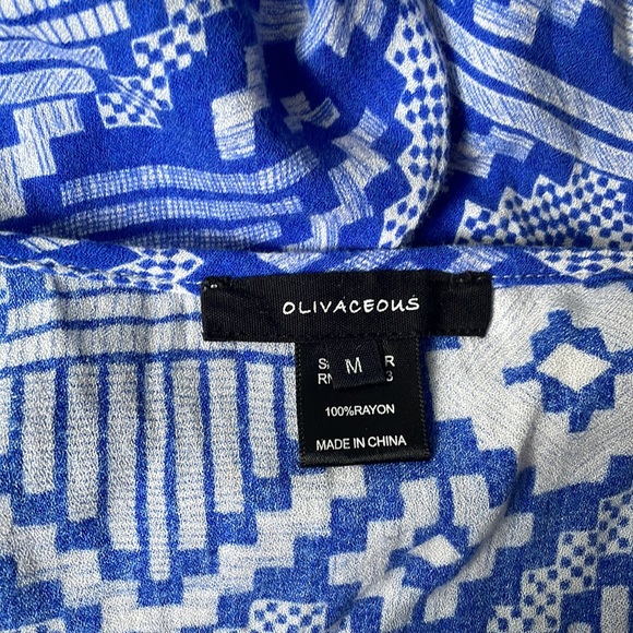 Olivaceous Blue Aztec Romper, M - Picture 4 of 4